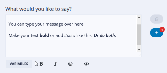 Adding emoticons